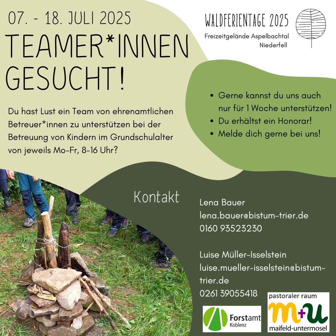 2025 Teamerinnen gesucht!