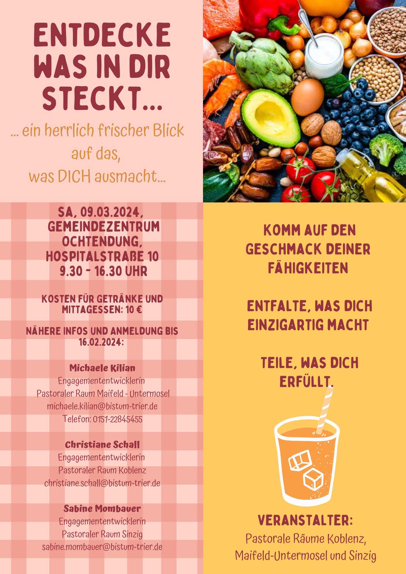 Plakat Entdecke was in dir steckt