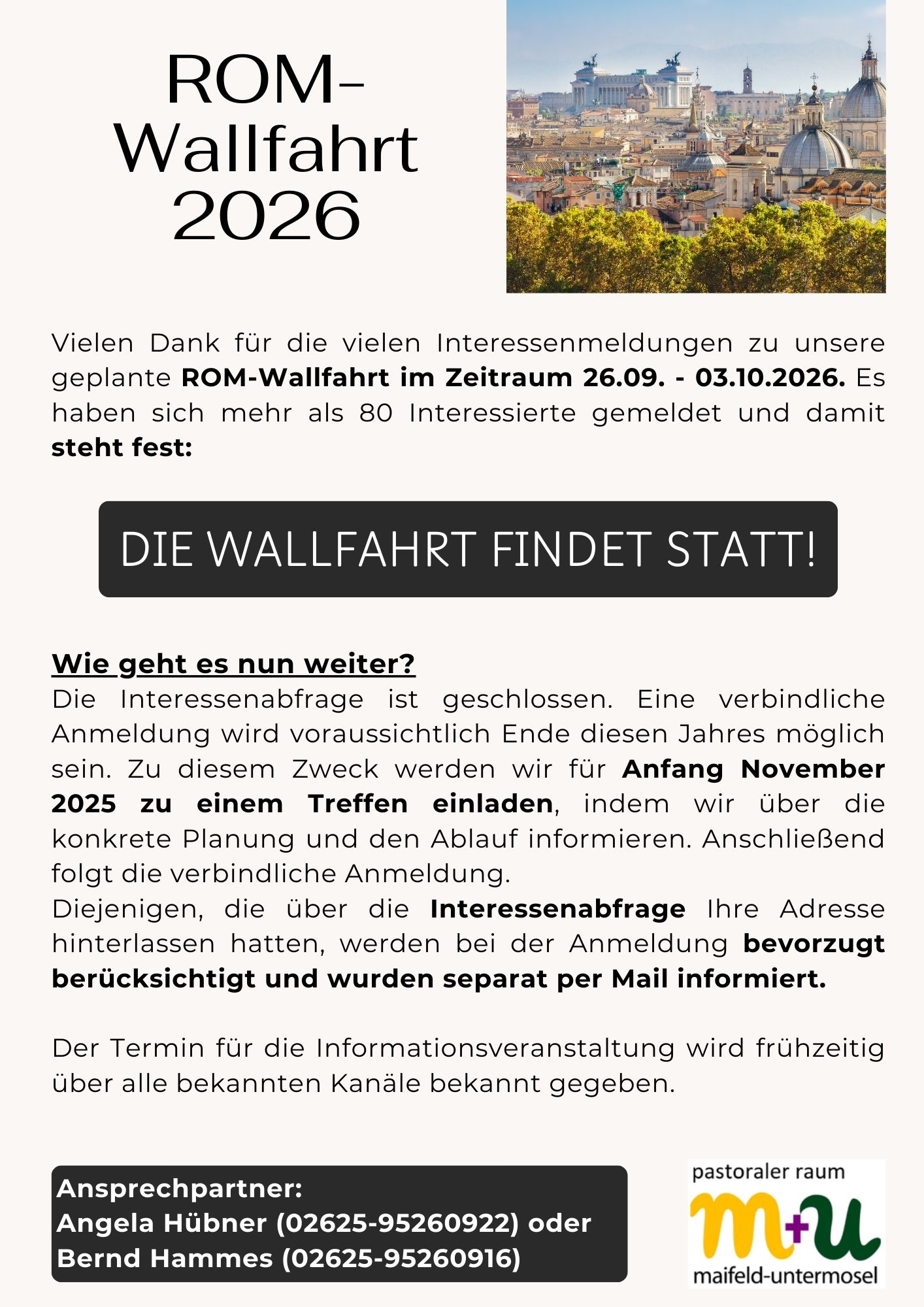 ROM-Wallfahrt 2026-2